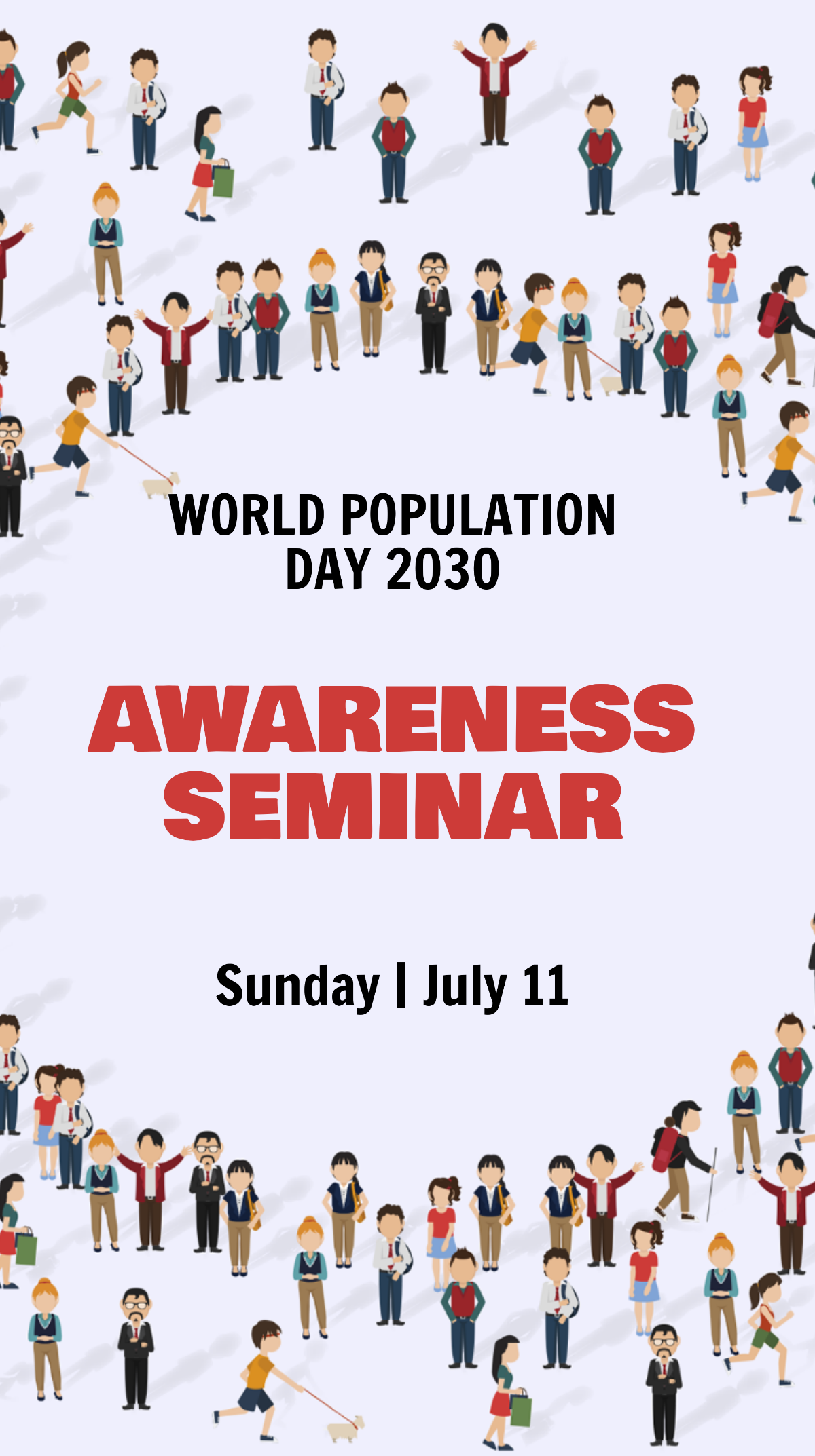 World Population Day Instagram Story Template