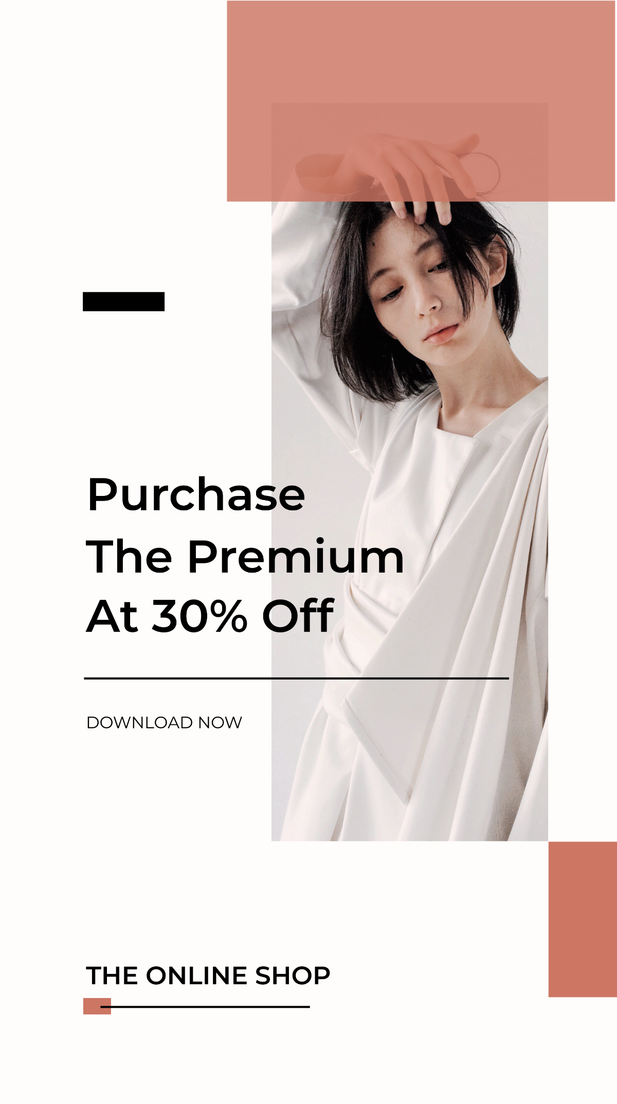 Minimalistic Fashion App Promotion Instagram Story Template