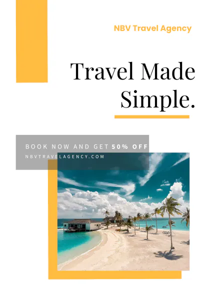 Free Travel Offer Pinterest Pin Template to Edit Online