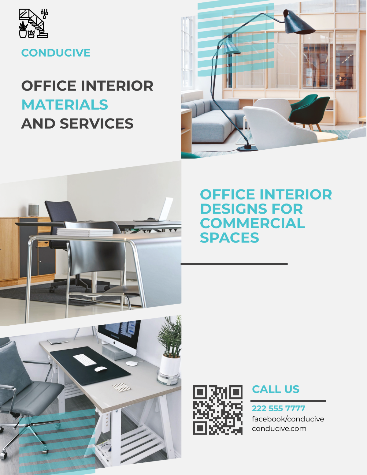 Office Interior Flyer Template - Edit Online & Download