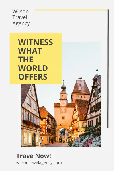 Free Travel & Tourism Pinterest Pin Template to Edit Online