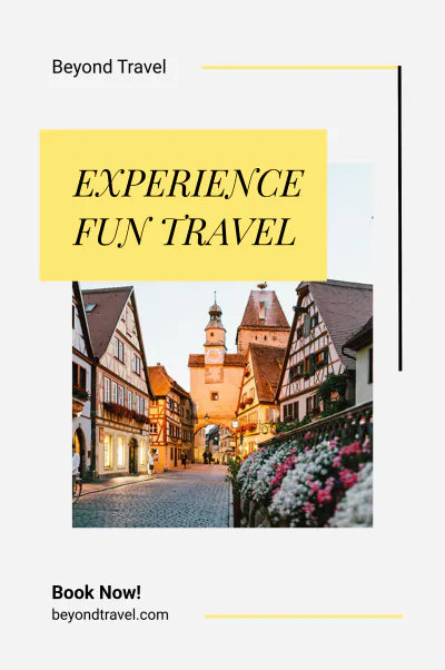 Free Travel & Tourism Tumblr Post Template to Edit Online