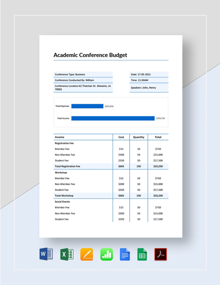 5  FREE Conference Templates Google Docs Template net