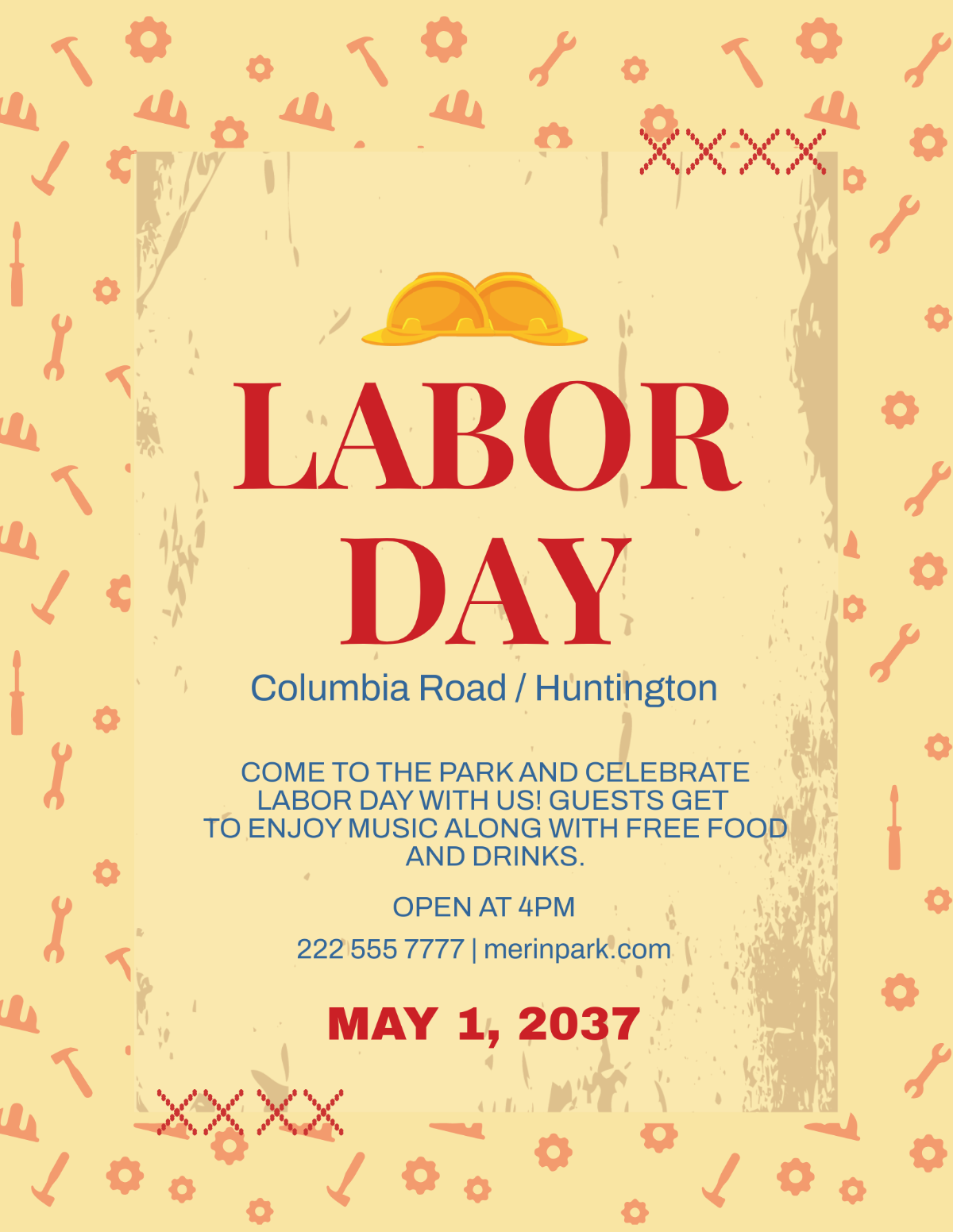 Labor day party Flyer Template - Edit Online & Download