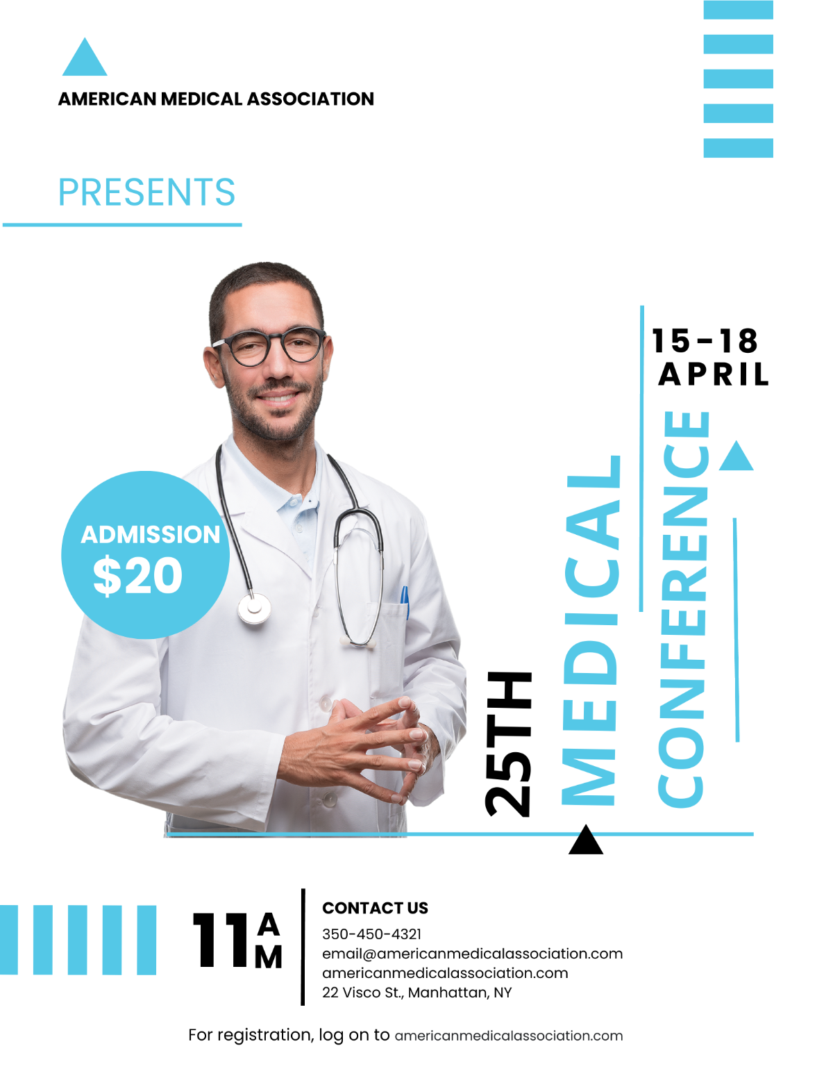 Medical Conference Flyer Template - Edit Online & Download