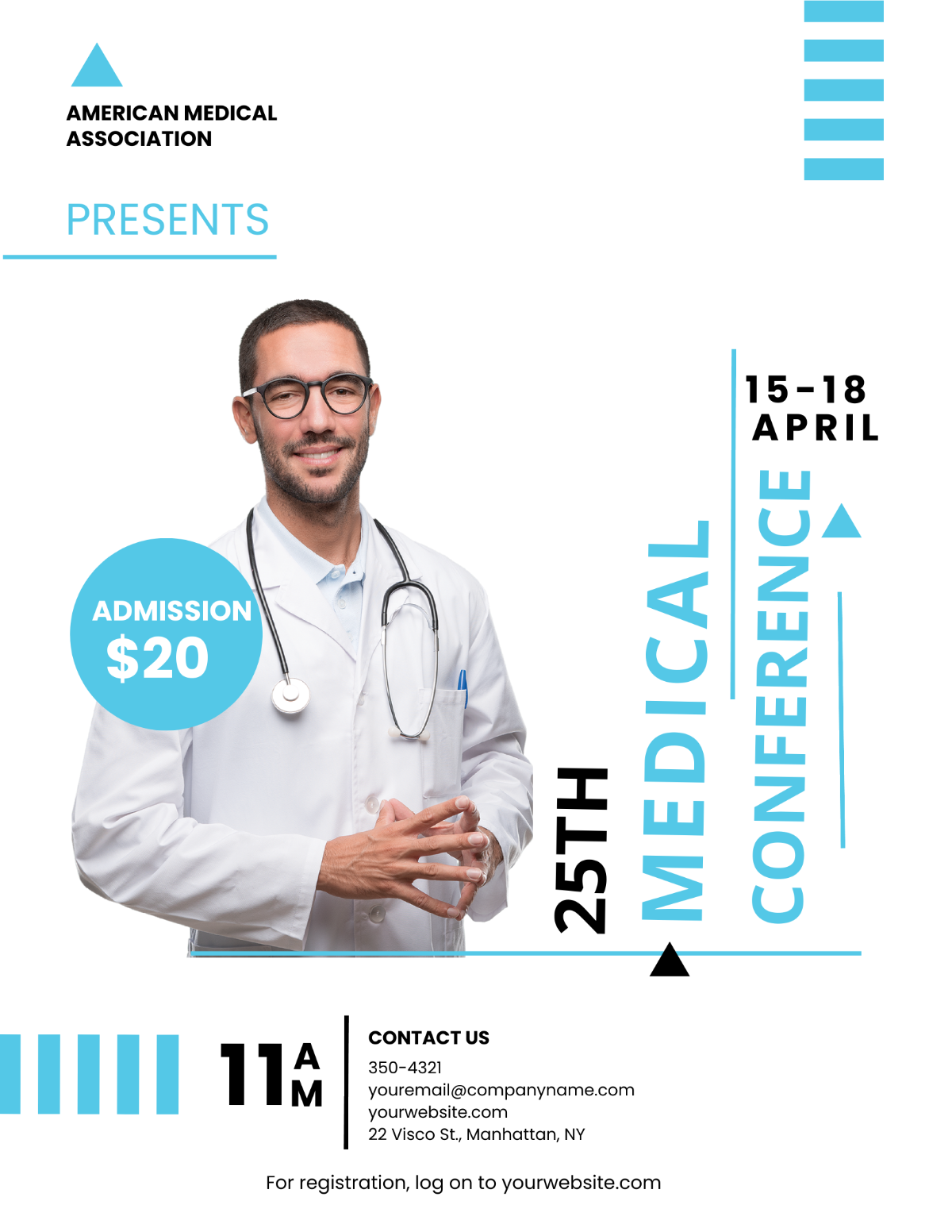 Medical Conference Flyer Template