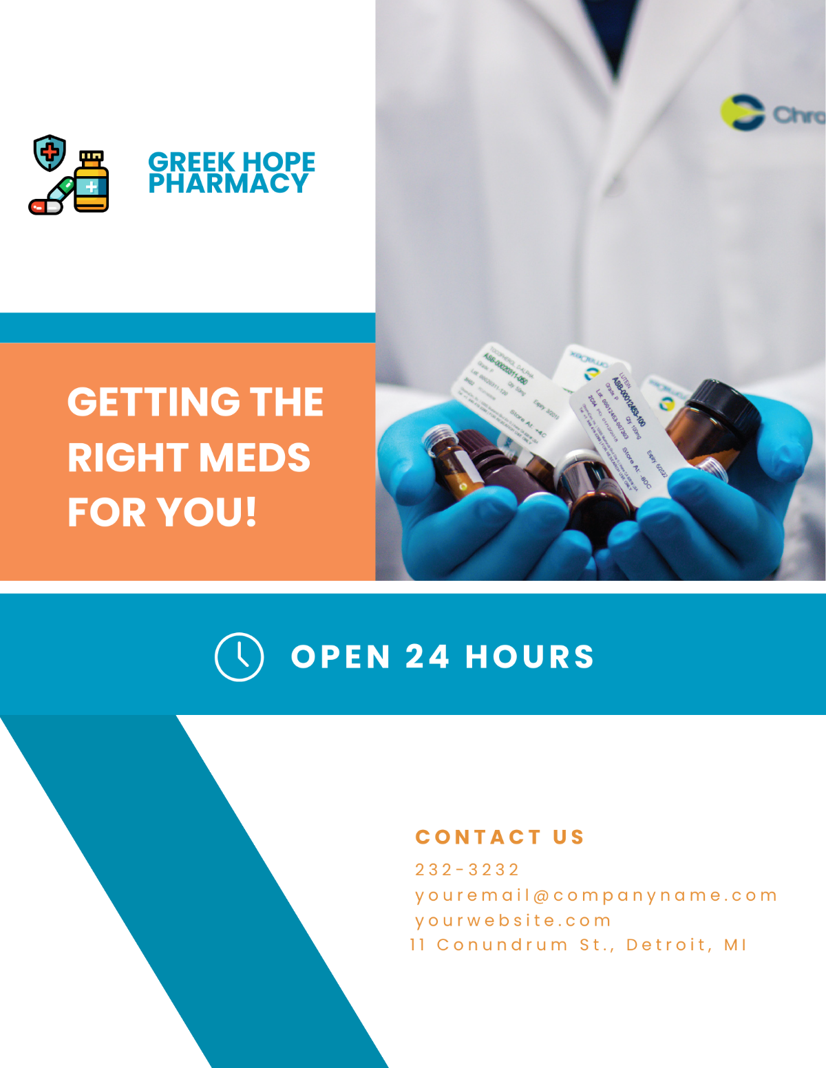 Pharmacy Medical Services Flyer