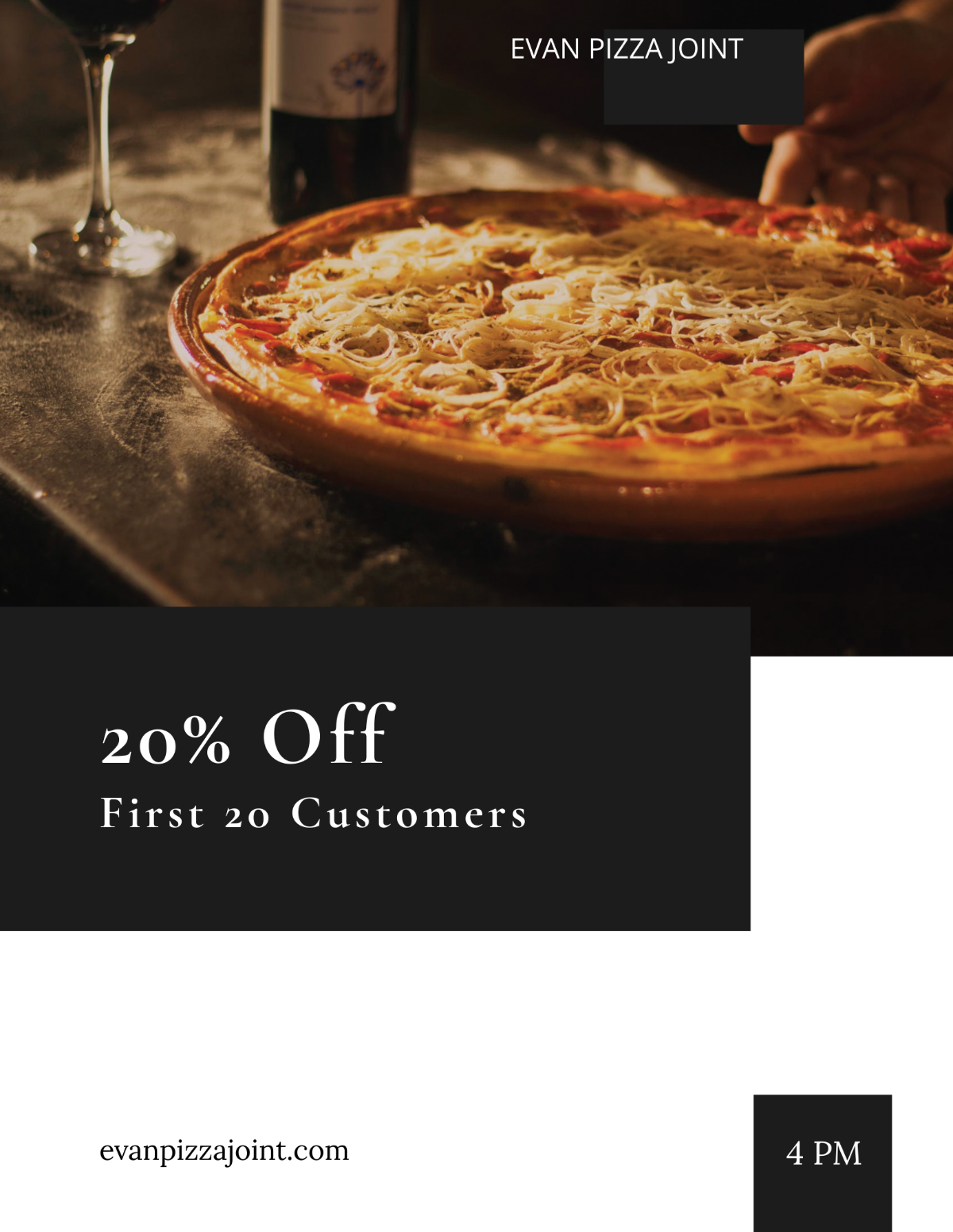 Pizza Restaurant Flyer Template - Edit Online & Download