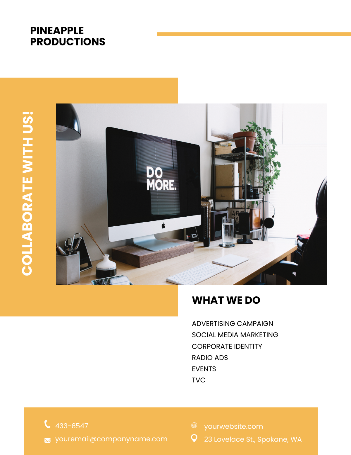 Small Business Company Flyer Template