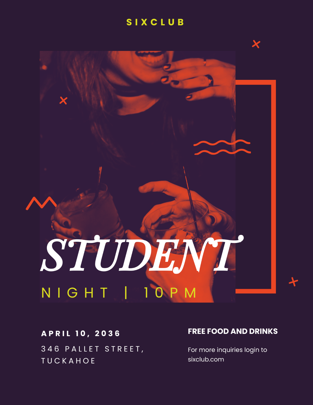 Student Night Flyer