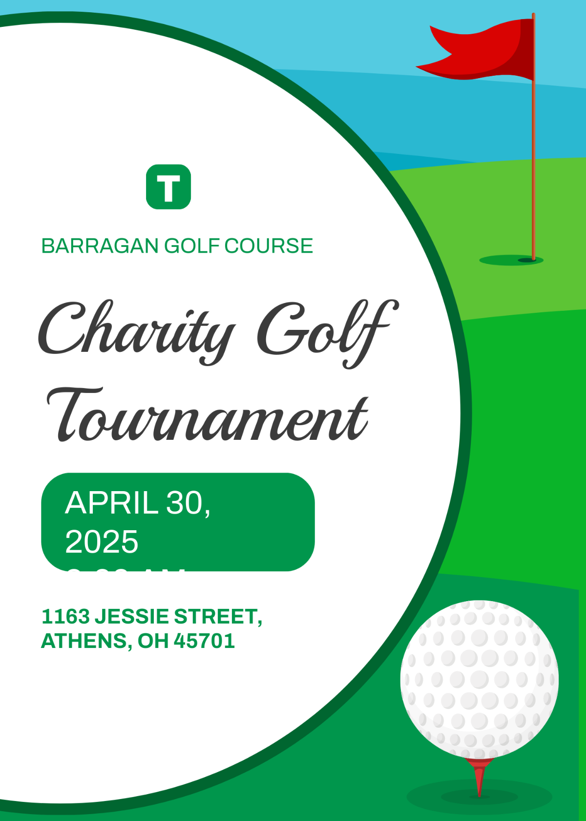 Free Golf Tournament Invitation Template