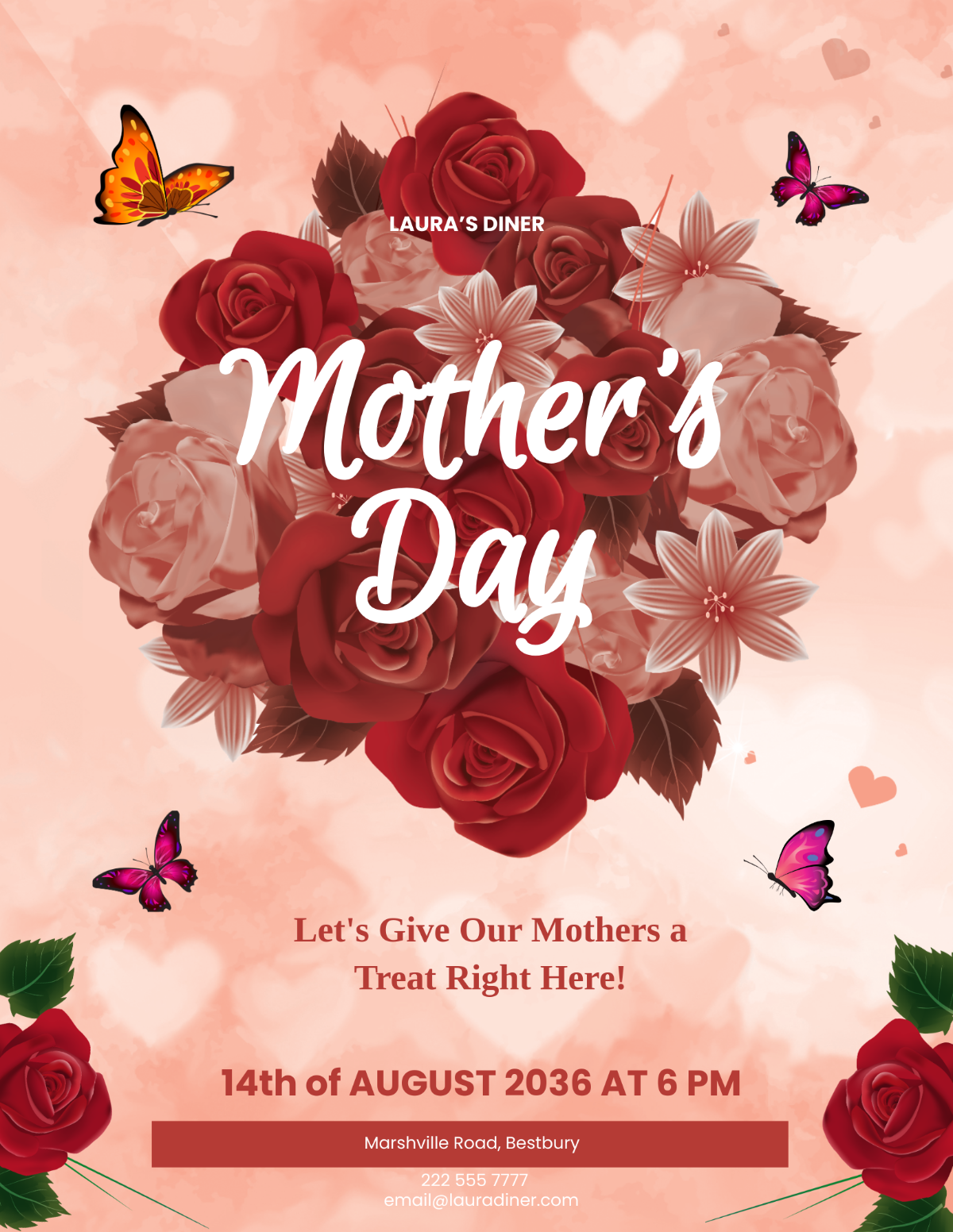 Editable Mother's Day Flyer