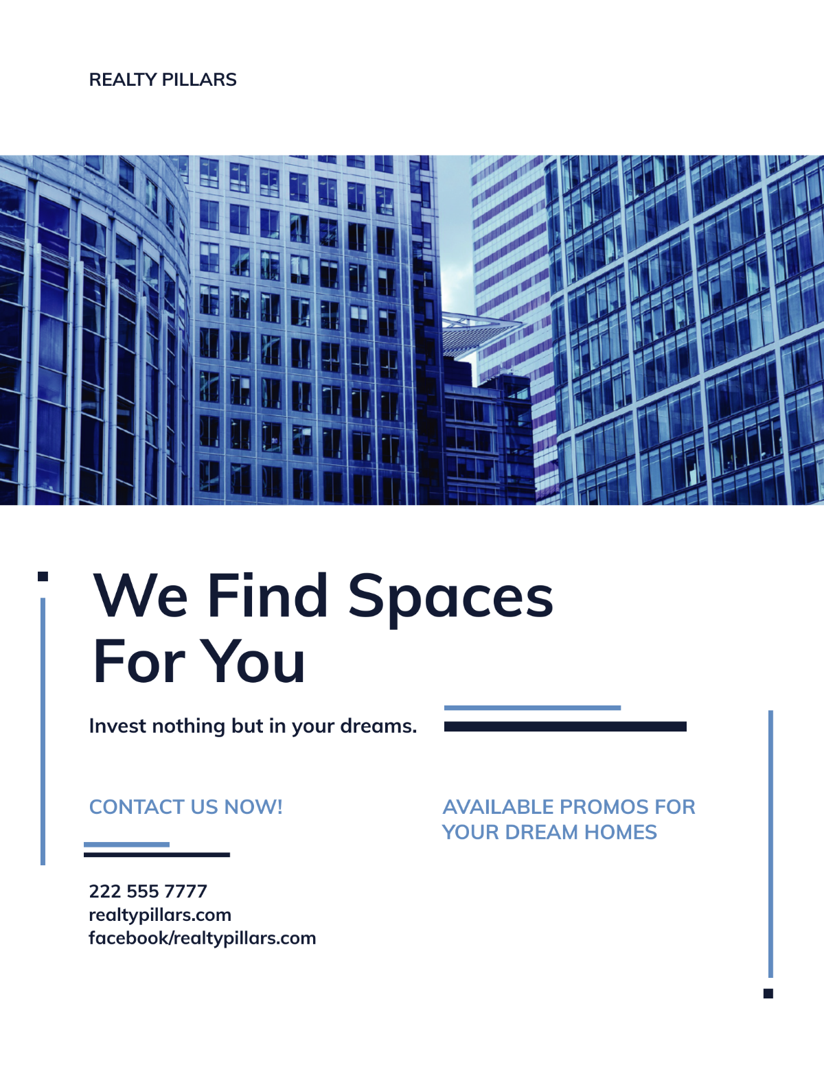 Real Estate Investment Company Flyer