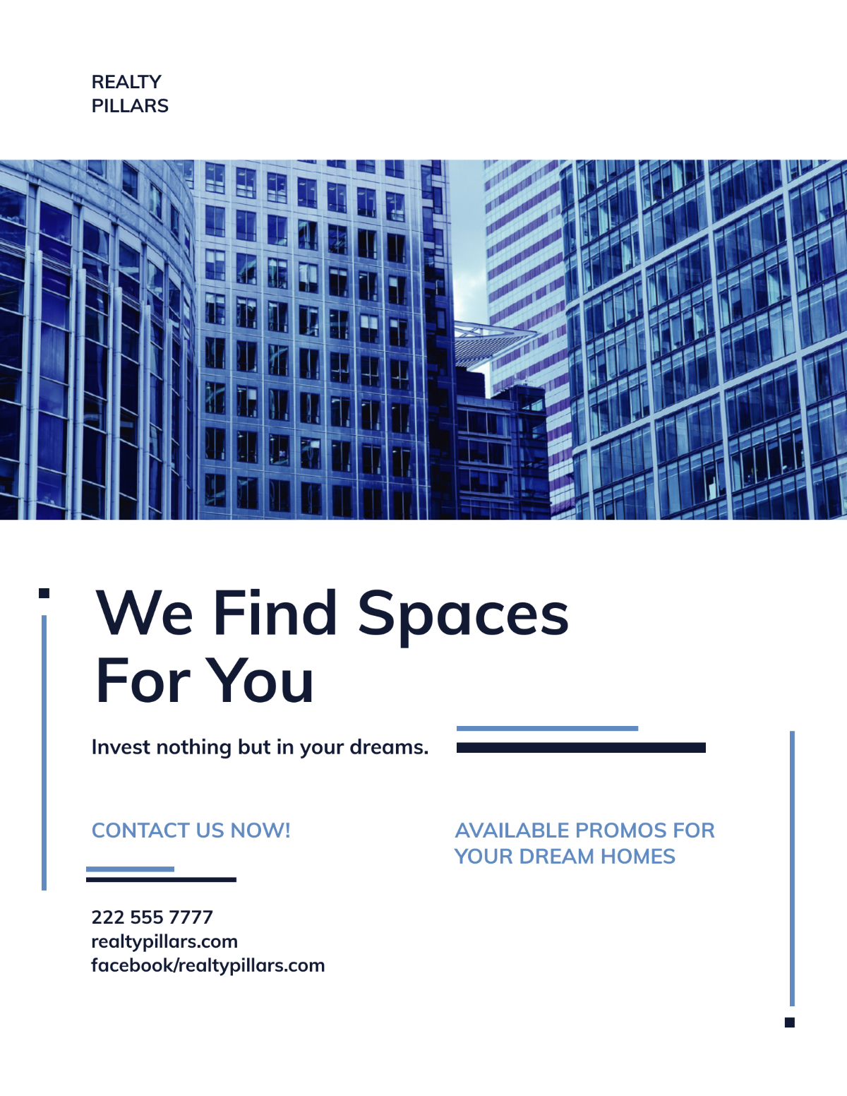 Real Estate Investment Company Flyer Template