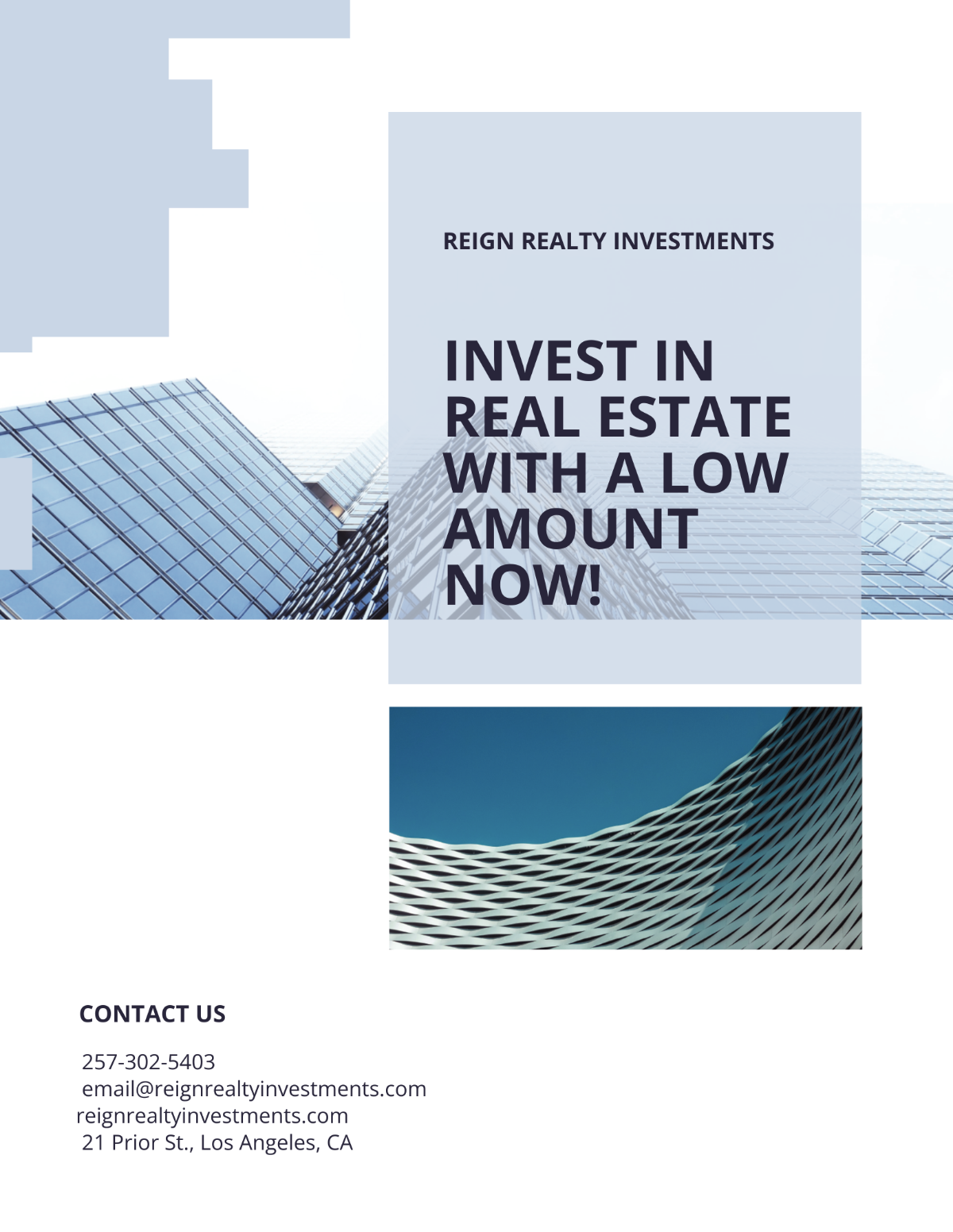 Wholesales Real Estate Investment Flyer