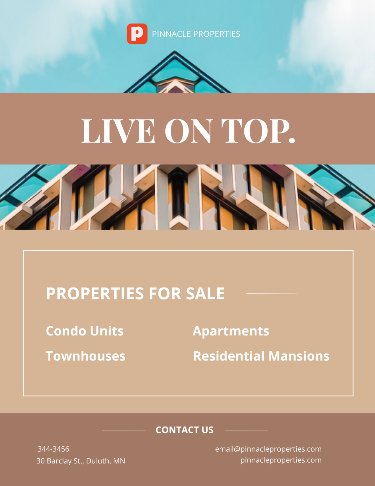 Luxury Apartment/Condo Flyer