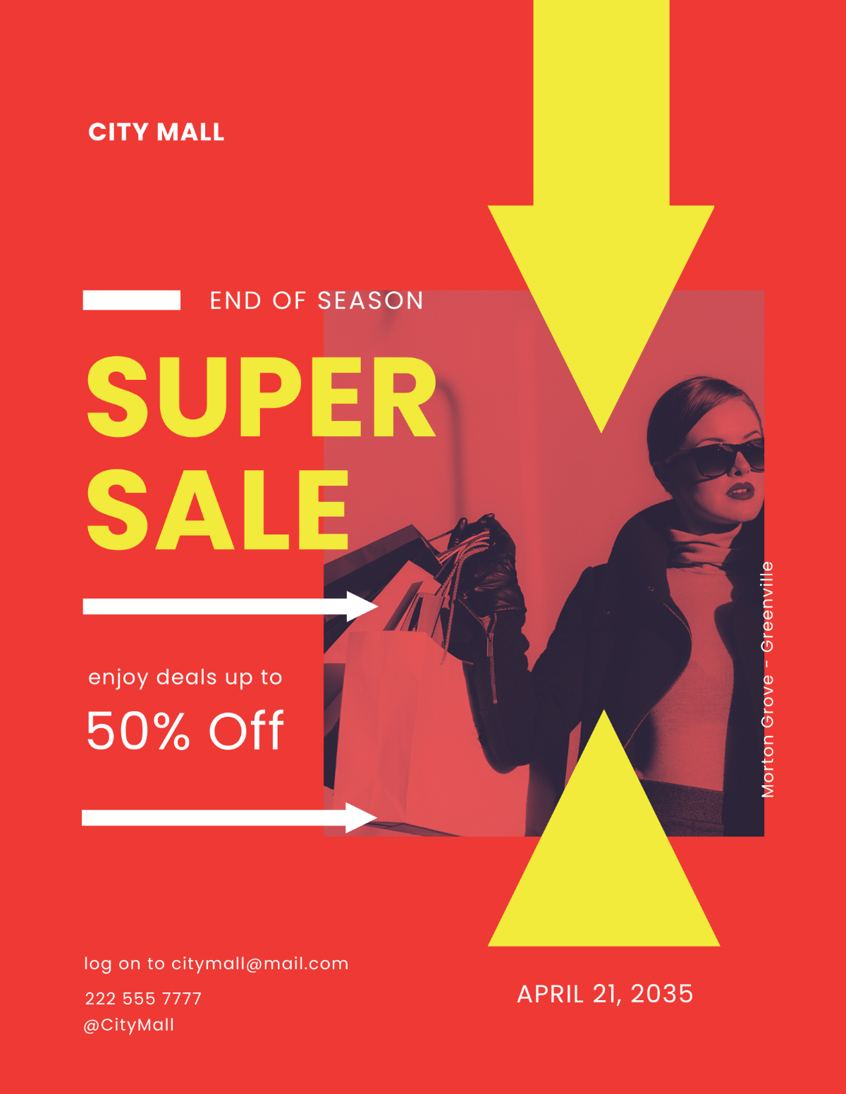 The Arrow Sales Flyer Template