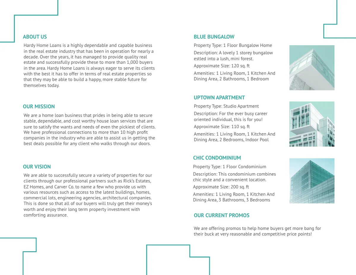 Free Home/House Loan Bi-fold Brochure Template to Edit Online