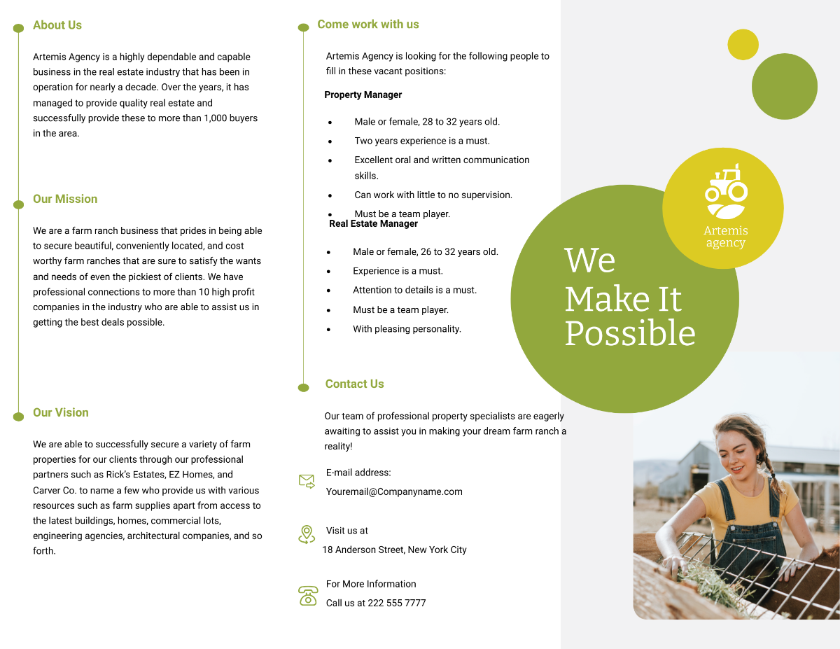 BRPRanch Tri-Fold Brochure Template - Edit Online & Download