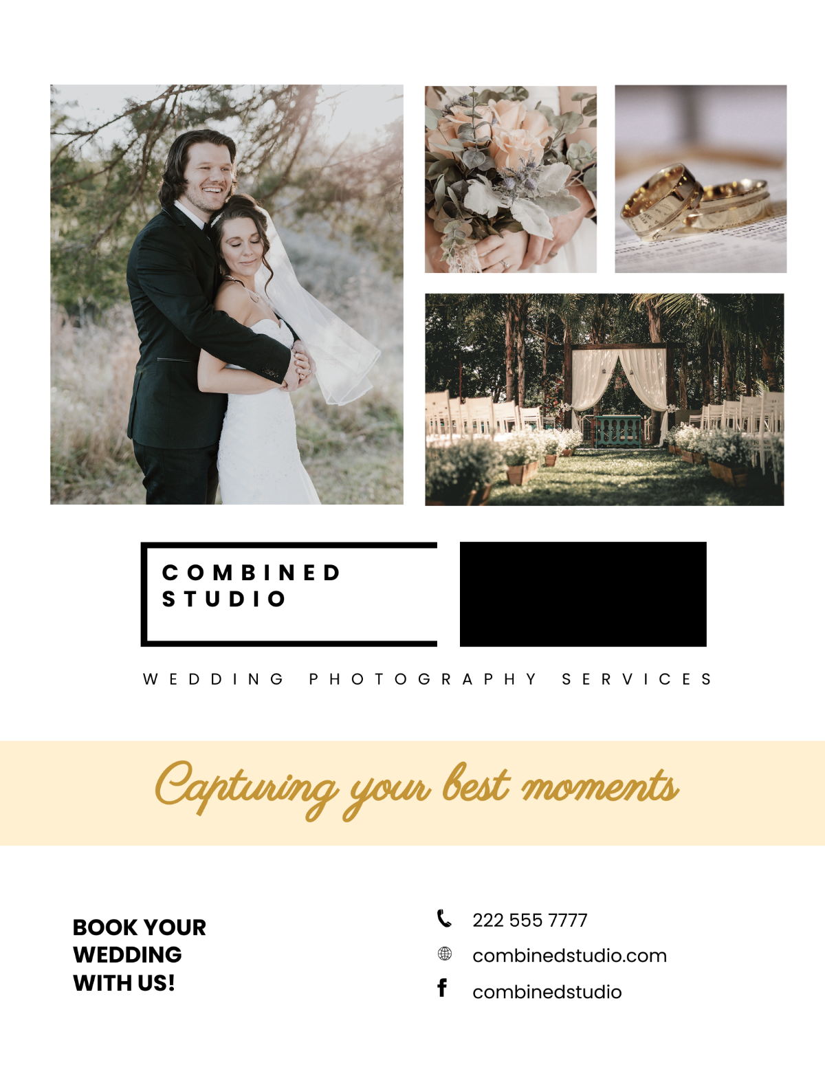 Wedding Photographer Flyer Template - Edit Online & Download