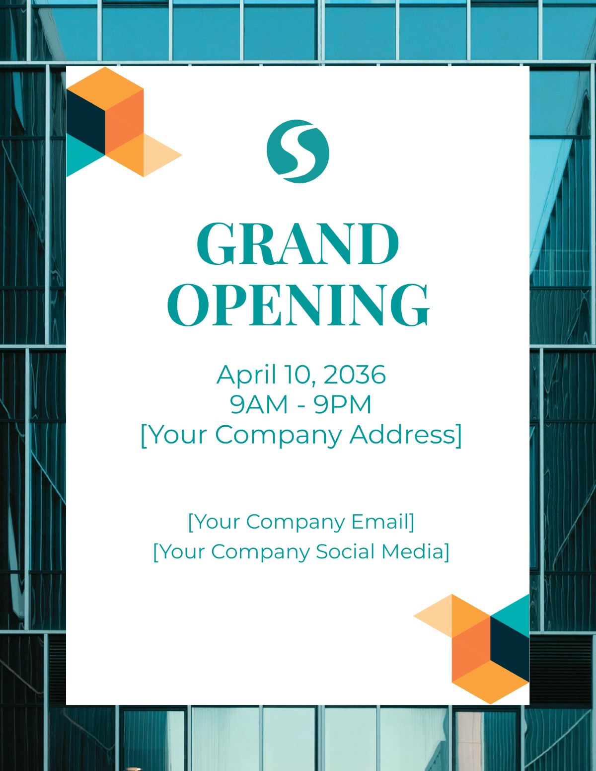 Free IT Company Grand Opening Flyer Template
