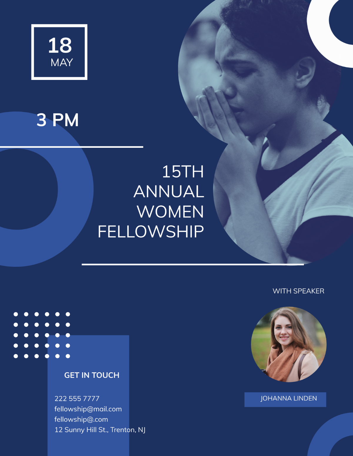 Women Fellowship Flyer Template - Edit Online & Download