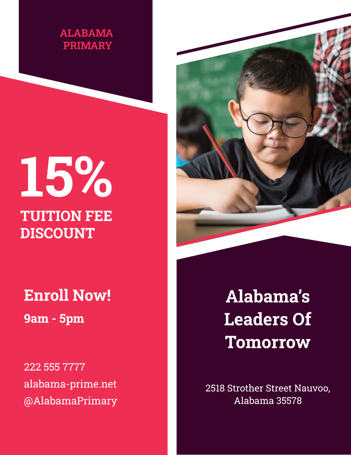 Alabama Primary Flyer Template - Edit Online & Download