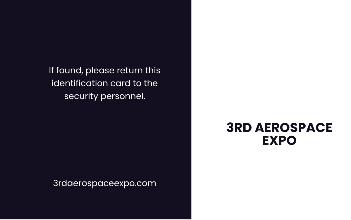 Free Event ID Card Format Template to Edit Online