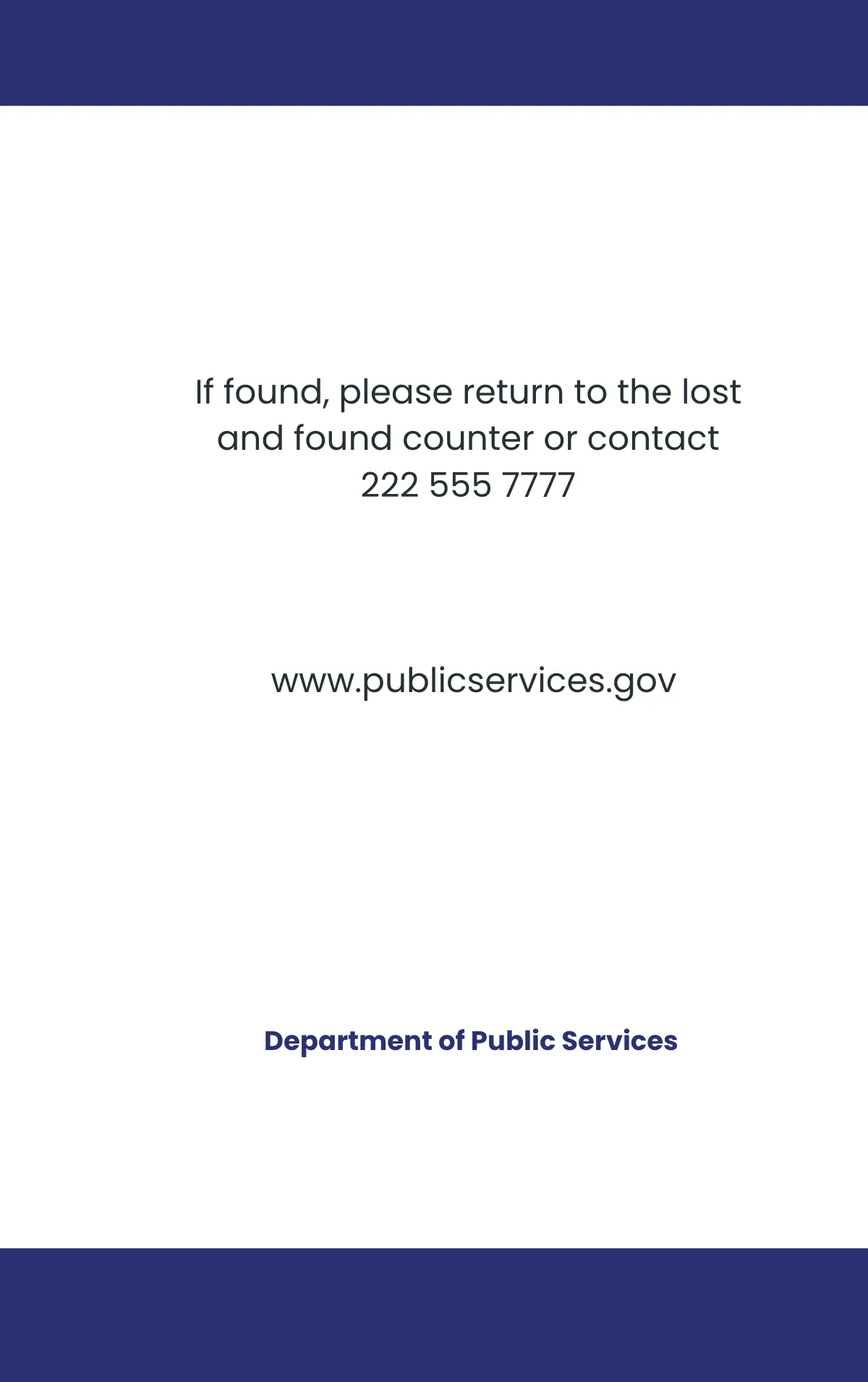 Free Government Employee ID Card Template to Edit Online