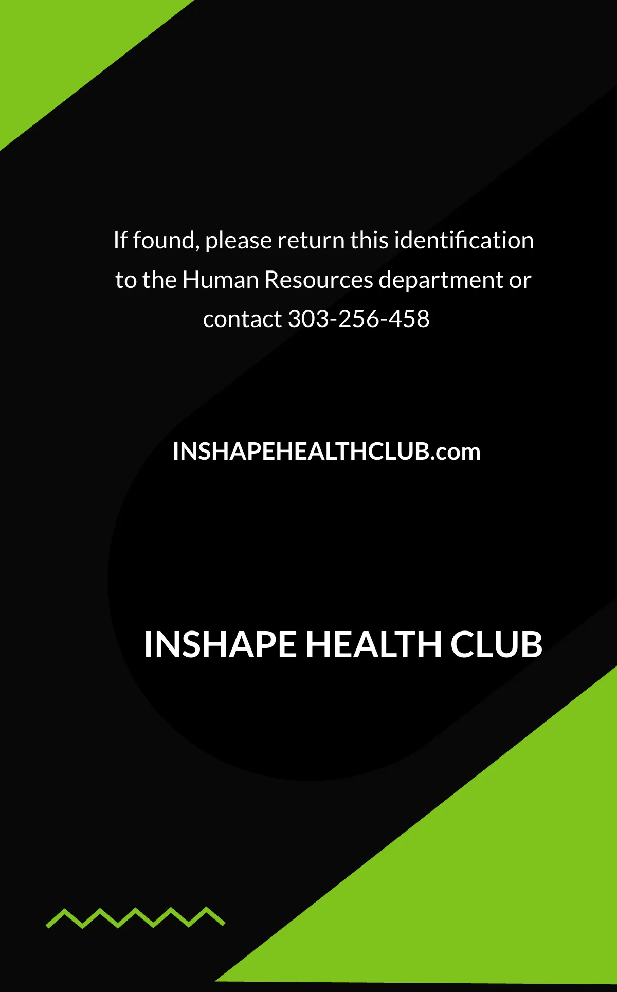 Free Health Club ID Card Template to Edit Online