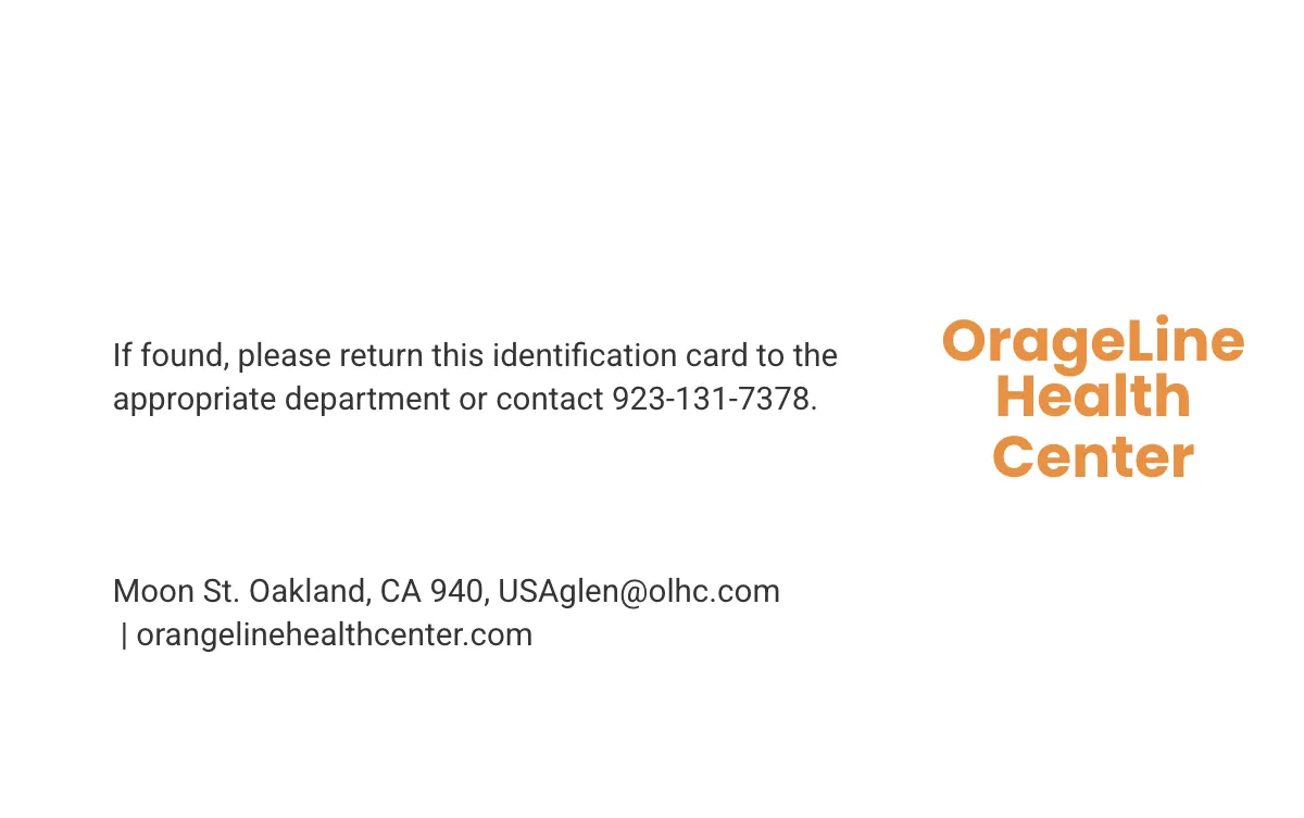 Free Paramedics ID Card Template to Edit Online