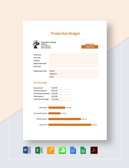 6+ Production Sheet Templates - Free Downloads 