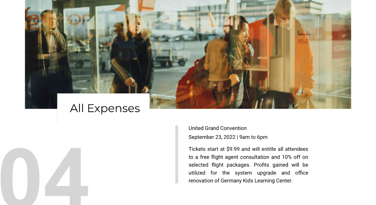 Free Aviation Theme Travel Agency Presentation Template to Edit Online