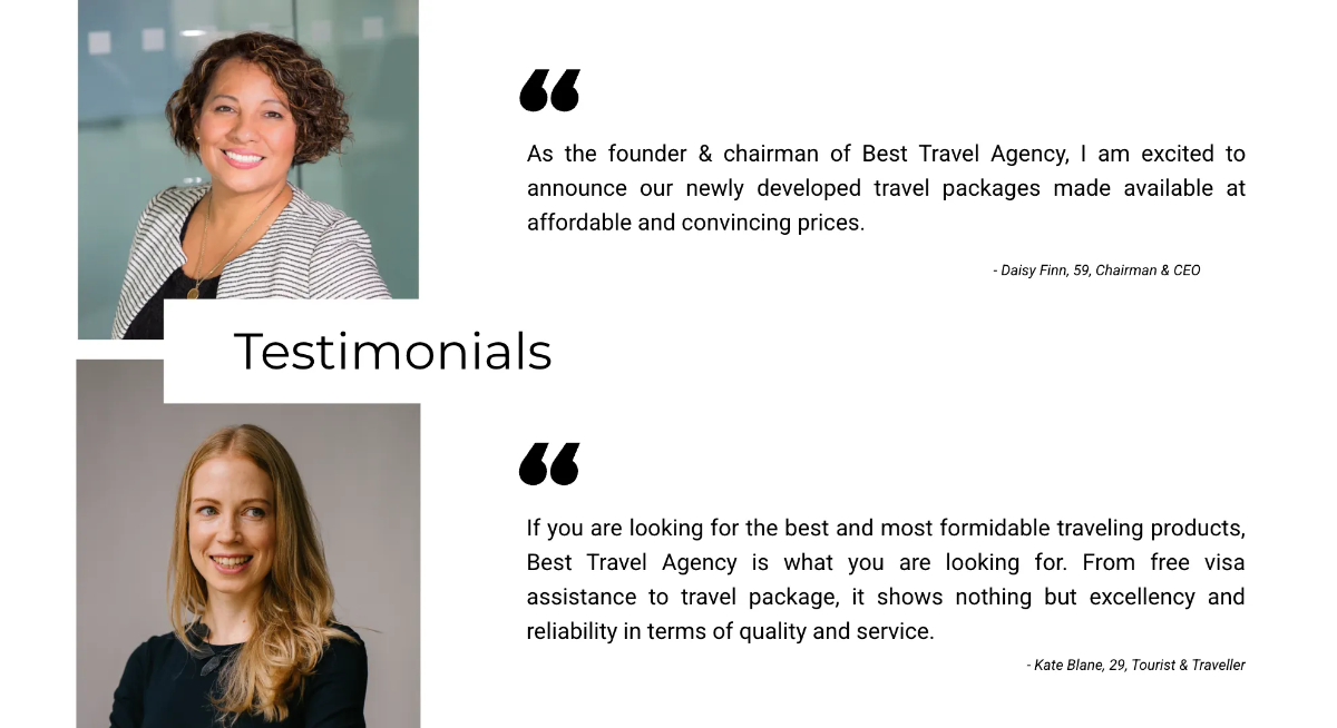 Free Aviation Theme Travel Agency Presentation Template to Edit Online