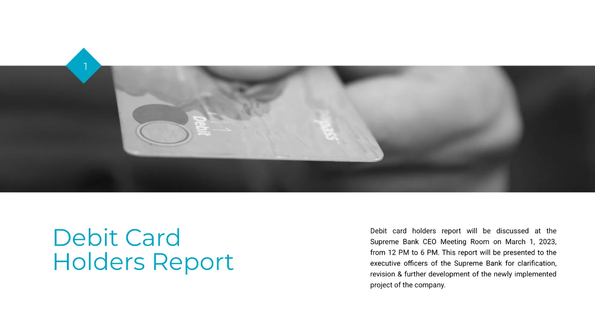 Free Banking Presentation Template to Edit Online