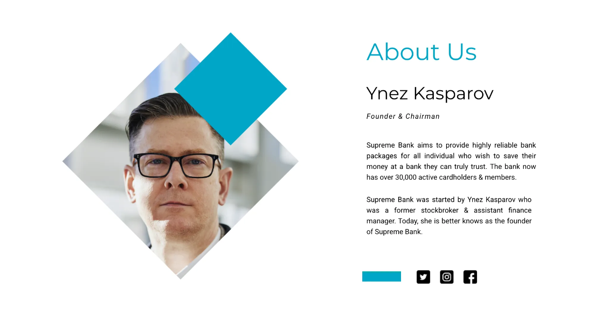 Free Banking Presentation Template to Edit Online