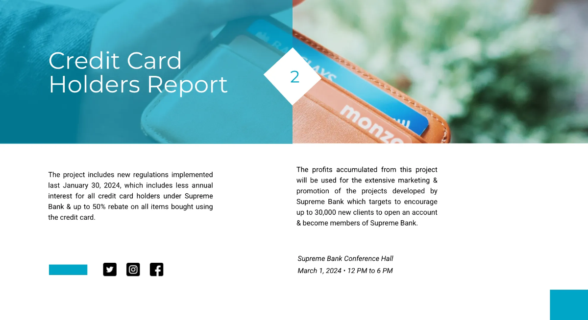 Free Banking Presentation Template to Edit Online