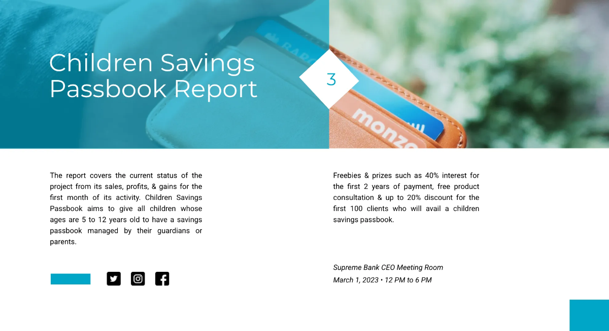 Free Banking Presentation Template to Edit Online