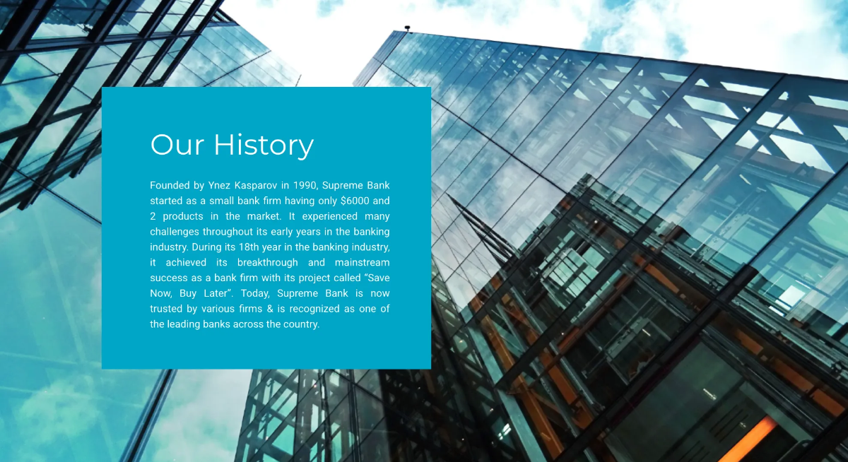 Free Banking Presentation Template to Edit Online