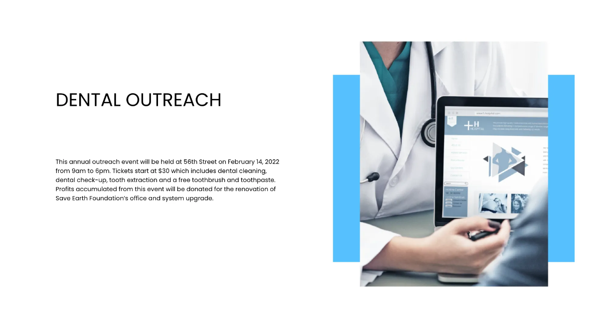 Free Dental Presentation Template to Edit Online