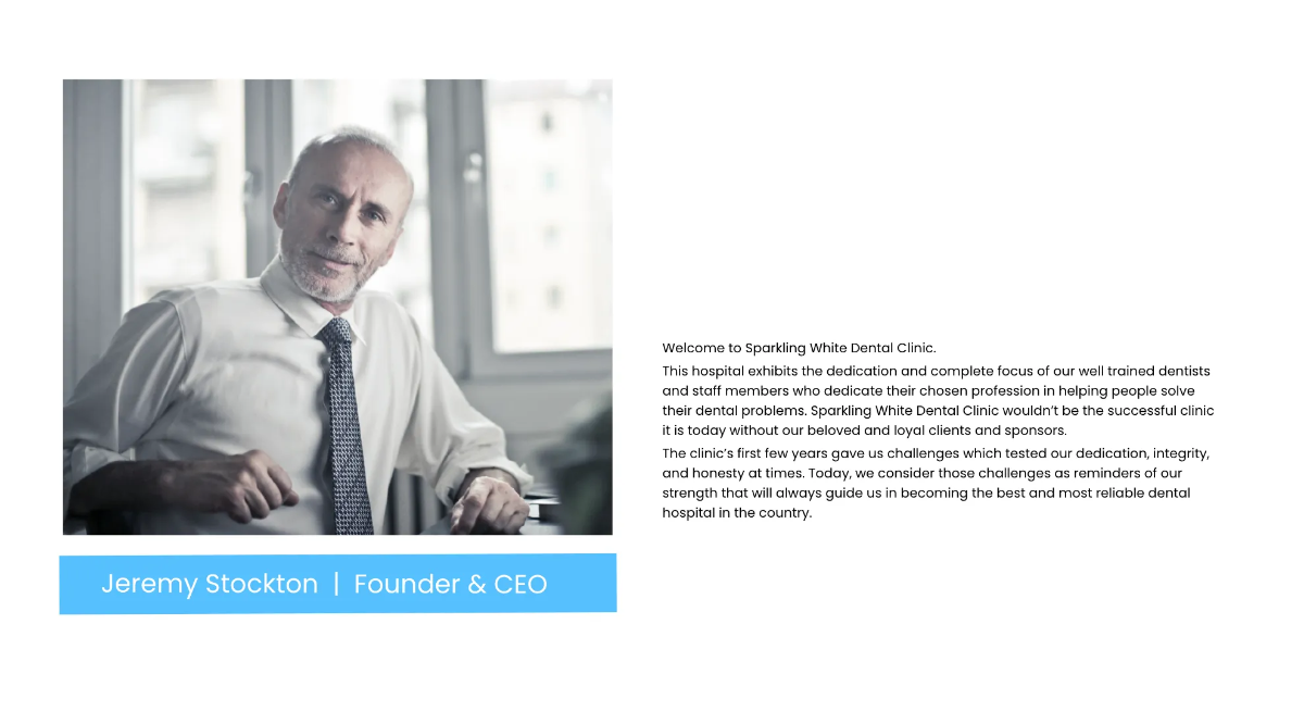 Free Dental Presentation Template to Edit Online