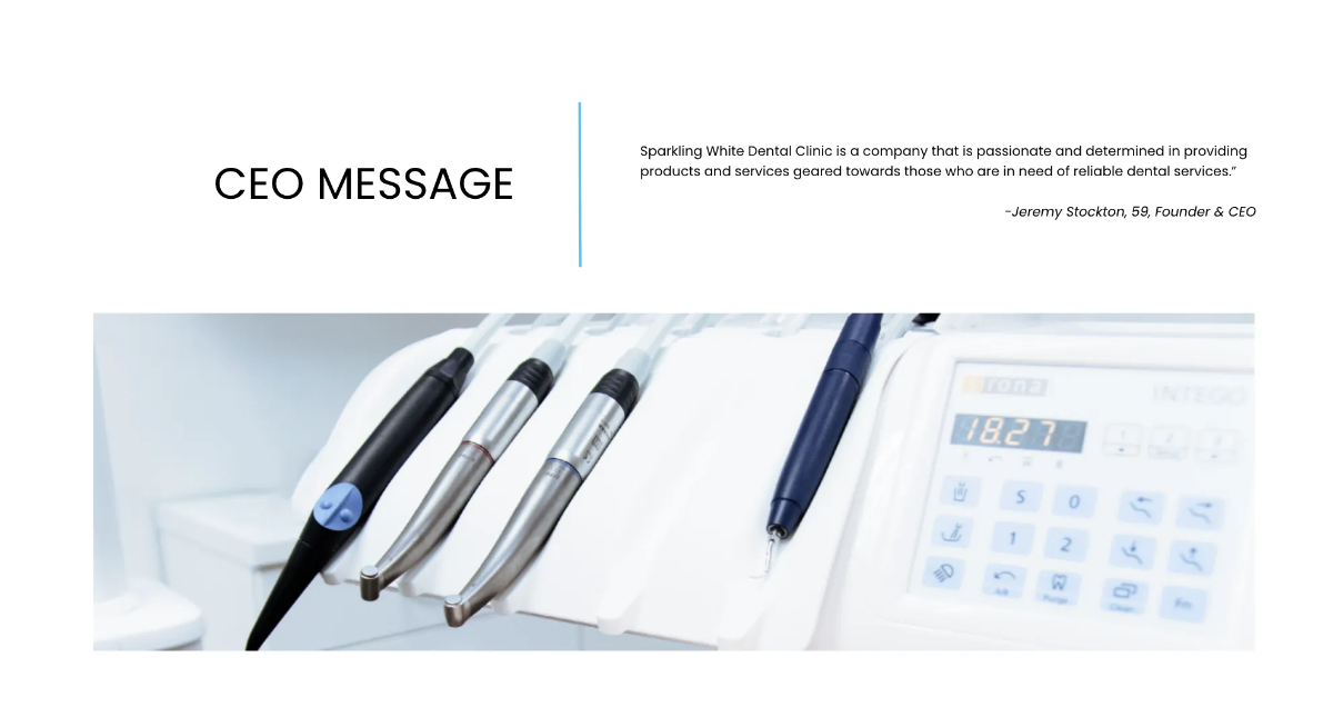 Free Dental Presentation Template to Edit Online