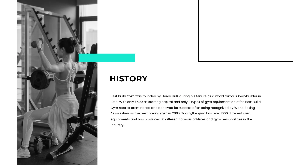 Free Fitness Gym Presentation Template to Edit Online