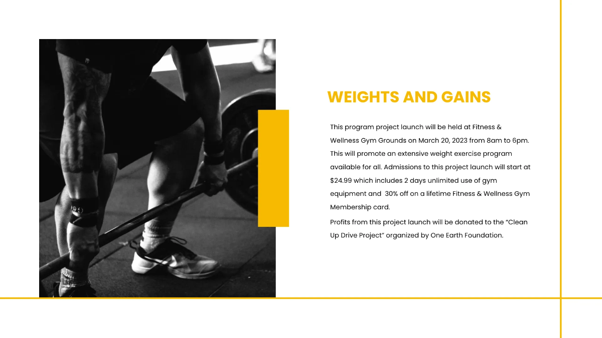 Free Fitness Presentation Template to Edit Online