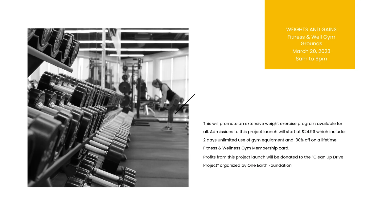 Free Fitness Presentation Template to Edit Online