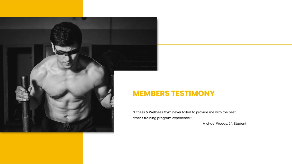 Free Fitness Presentation Template to Edit Online