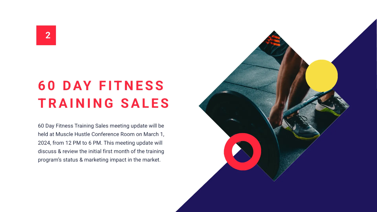 Free Gym Presentation Template to Edit Online