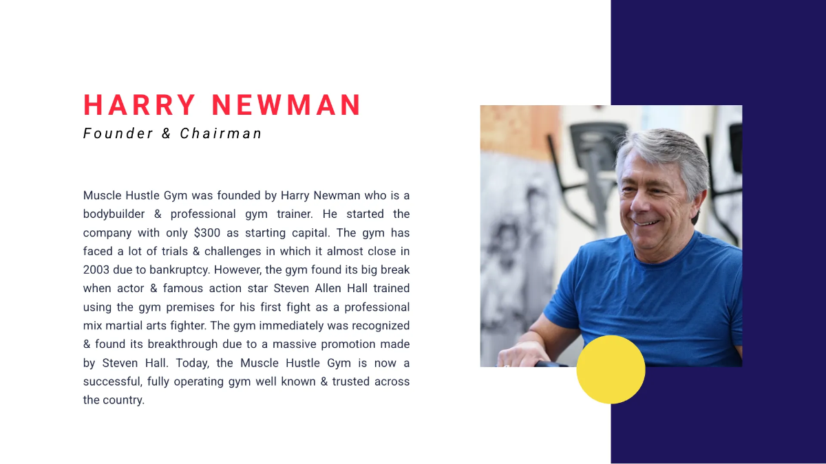 Free Gym Presentation Template to Edit Online