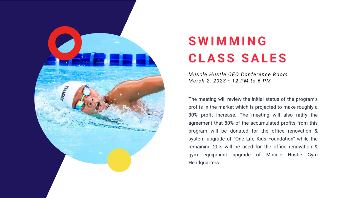 Free Gym Presentation Template to Edit Online