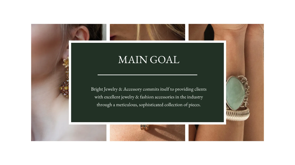 Free Jewellery Presentation Template to Edit Online